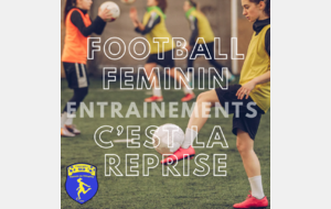 Reprise des entrainements !