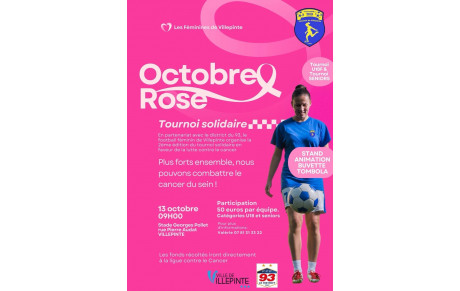 tournois « Octobre Rose » U18 et Seniors